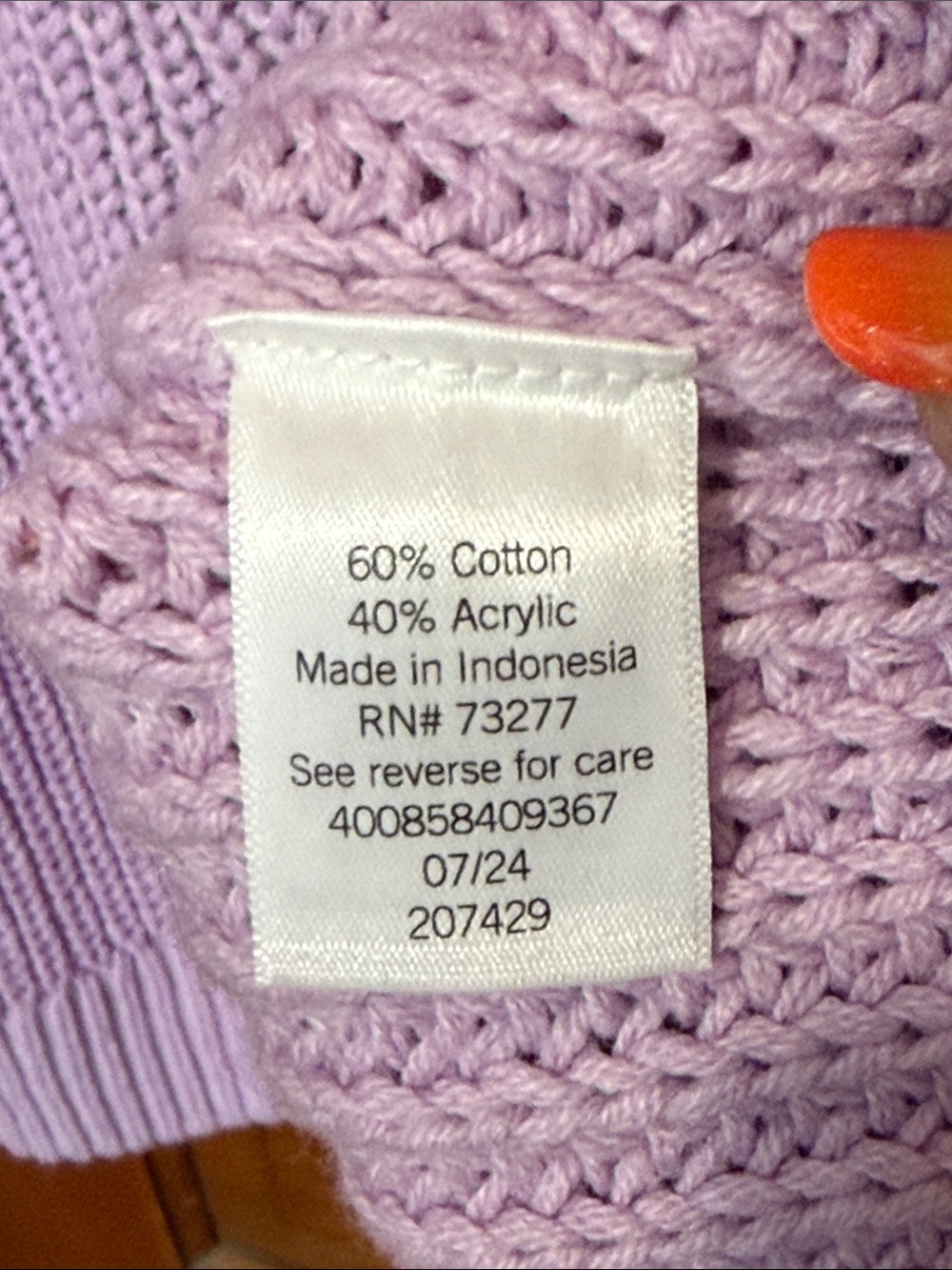NWT Sonoma Sweater Size 3x Longer Length - Picture 4 of 4